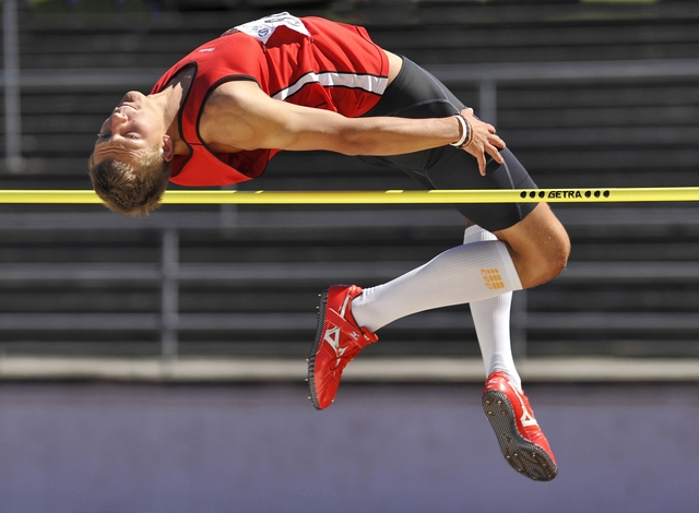 Rainer Martini, ‘High jump, Bavarian Track and Field Championships, Passau, Bavaria’, 2011, Photography, Inkjet print, Brooklyn Museum