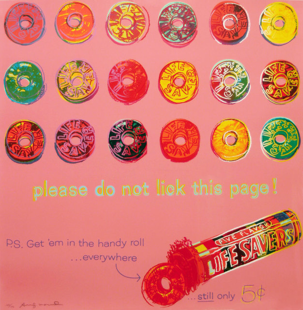 Andy Warhol, ‘Life Savers (FS II.353)’, 1985, Print, Screenprint on Lenox Museum Board., Revolver Gallery