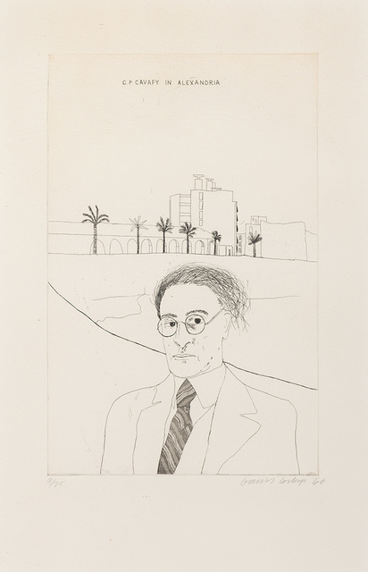 David Hockney, ‘Portrait Of Cavafy In Alexandria (S.A.C., Museum Of Contemporary Art Tokyo 47)’, 1966, Doyle