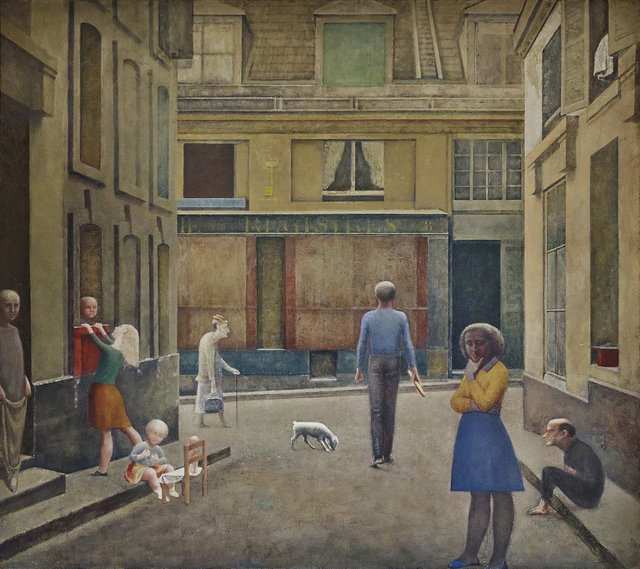 Balthus, ‘Passage du Commerce-Saint-André’, 1952-1954, Fondation Beyeler