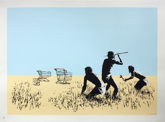 Banksy, ‘Trolley Hunters (Colour)’, 2007, Puccio Fine Art