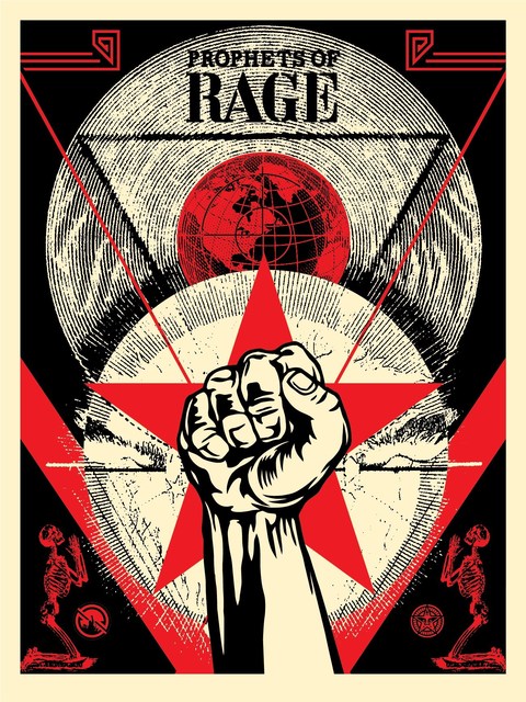 Shepard Fairey, ‘Prophets of Rage - New Day Rising’, 2019, AYNAC Gallery