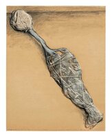 Arbre empaqueté (projet pour la Fondation Aimé Maeght Saint Paul de Vence, A.M. France) (Wrapped tree (project for the Fondation Aimé Maeght Saint Paul de Vence, A.M. France)