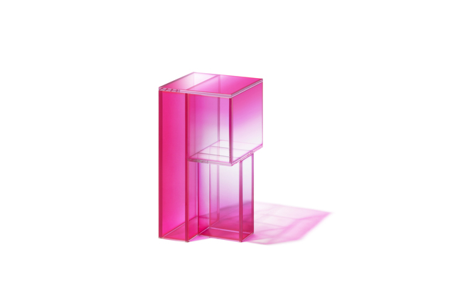 Studio BUZAO, ‘NULL Hot Pink Side Shelf’, 2020, Design/Decorative Art, Laminated Glass, Gallery ALL