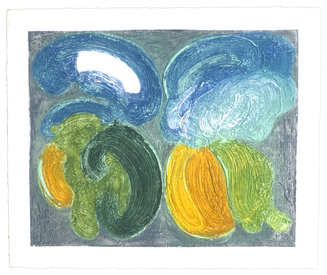 William Tillyer, ‘Living in Arcadia III’, 1991, Mixografia