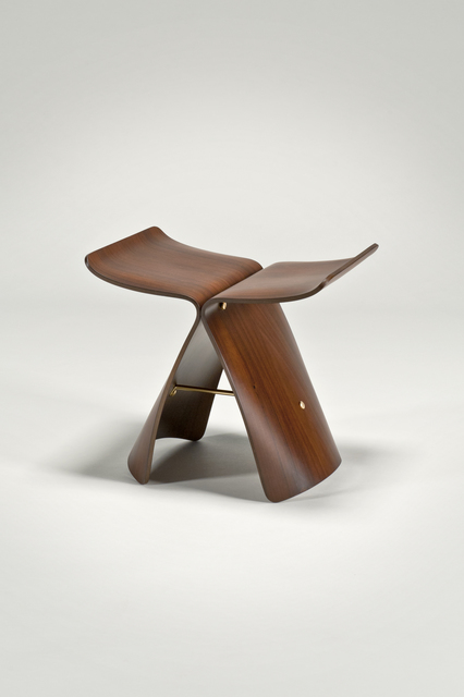 Sori Yanagi, ‘Butterfly Stool’, 2002, Design/Decorative Art, Bent plywood, Rosewood, brass, The Modern Archive