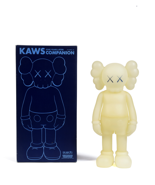 KAWS, ‘Five Years Later Companion (Fluorescent dans le noir)’, 2004, Sculpture, Painted cast vinyl, DIGARD AUCTION