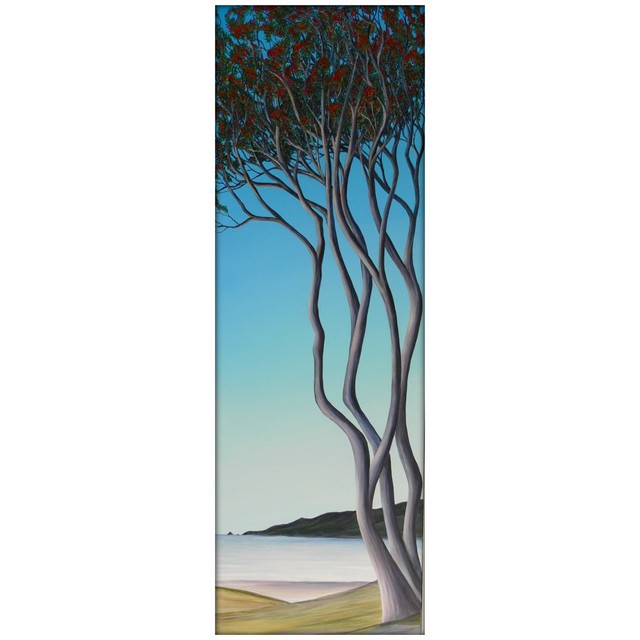 Michael Moore, ‘Kapiti Coast Pohutukawa’, 2021, Painting, Oil on Canvas, Black Door Gallery