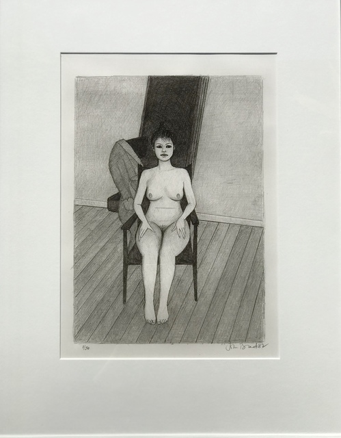 John Brack, ‘Nude on Chair’, 1982, Angela Tandori Fine Art
