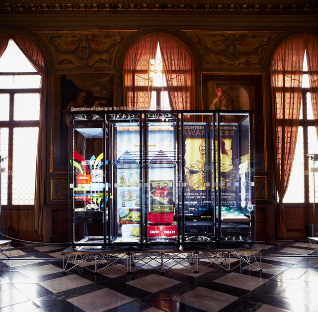 Simon Denny, ‘Secret Power (Installation view)’, 2015, 56th Venice Biennale