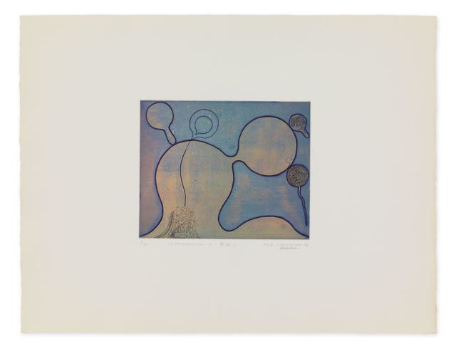 Takesada Matsutani, ‘La Propagation-5’, 1967, Print, Etching and burin on BFK paper, Hauser & Wirth