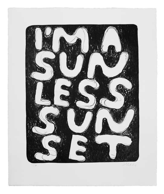 Stefan Marx, ‘I’m a Sunless Sunset’, 2020, Print, Lithograph on Zerkall Alt Cleve white, matt, 225g/qm, Ruttkowski;68