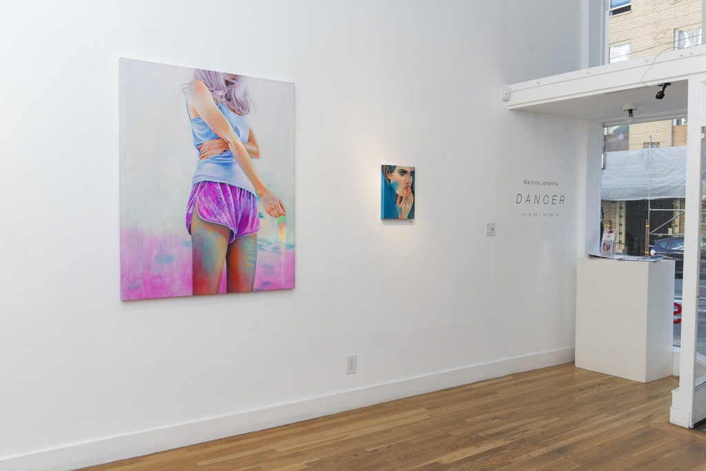 New paintings by Amsterdam-based artist Martine Johanna for her solo exhibition "Dancer" - on view at Spoke Art San Francisco October 8 - 29, 2016.
New paintings by Amsterdam-based artist Martine Johanna for her solo exhibition "Dancer" - on view at Spoke Art San Francisco October 8 - 29, 2016.