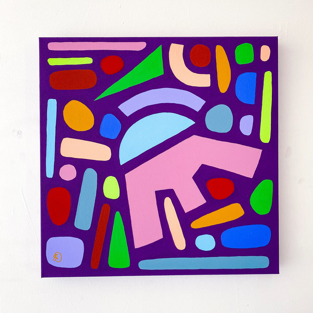 Julia Deckman, ‘Berry on Top’, 2020, Painting, Flashe on canvas, Miller Gallery Charleston