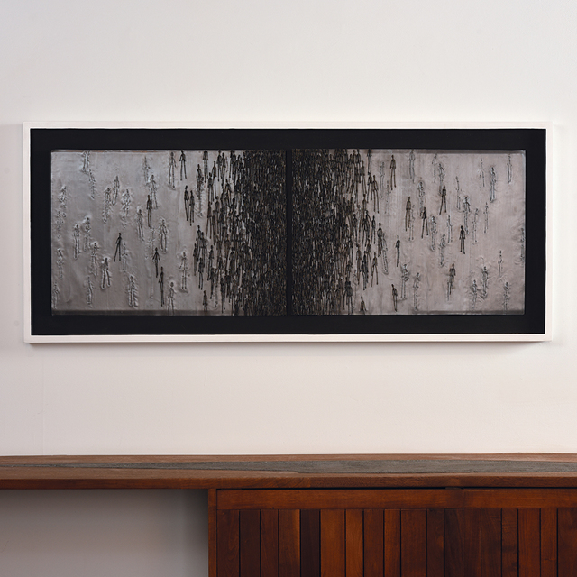 Mary Giles, ‘Lead Relief’, 2011, Design/Decorative Art, Lead, iron, wood, browngrotta arts