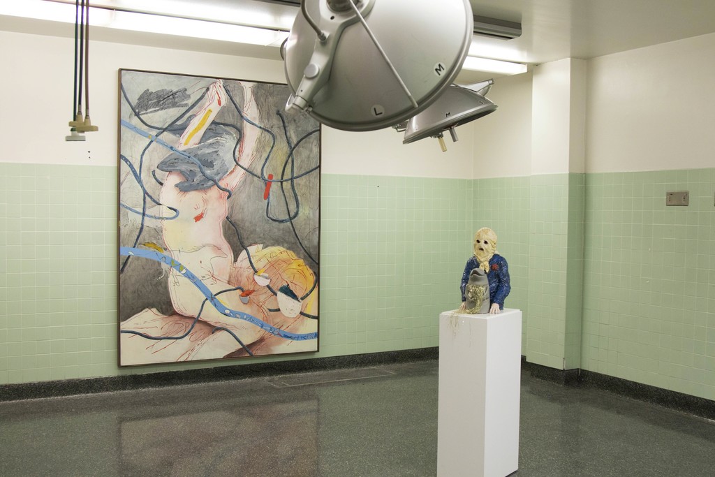 Marc Horowitz:
“Aha, this is for me.” (Delighted),
2016,
Clay, resin, bondo, plastic and mylar,
15 x 12 x 19.25 in;
Marc Horowitz:
Rules like gravity,
2015,
Oil stick, charcoal, oil, pencil,
96 x 72 in Marc Horowitz:
“Aha, this is for me.” (Delighted),
2016,
Clay, resin, bondo, plastic and mylar,
15 x 12 x 19.25 in;
Marc Horowitz:
Rules like gravity,
2015,
Oil stick, charcoal, oil, pencil,
96 x 72 in