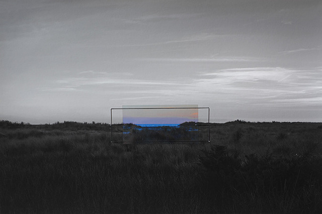 Haoran Fan, ‘Open Cinema, Fire Island, New York ’, 2015, Photography, Inkjet print, thread, transparent film, Brownie Project
