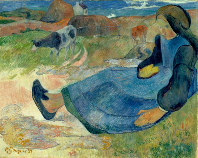 Paul Gauguin, ‘Breton Girl’, 1889, de Young Museum