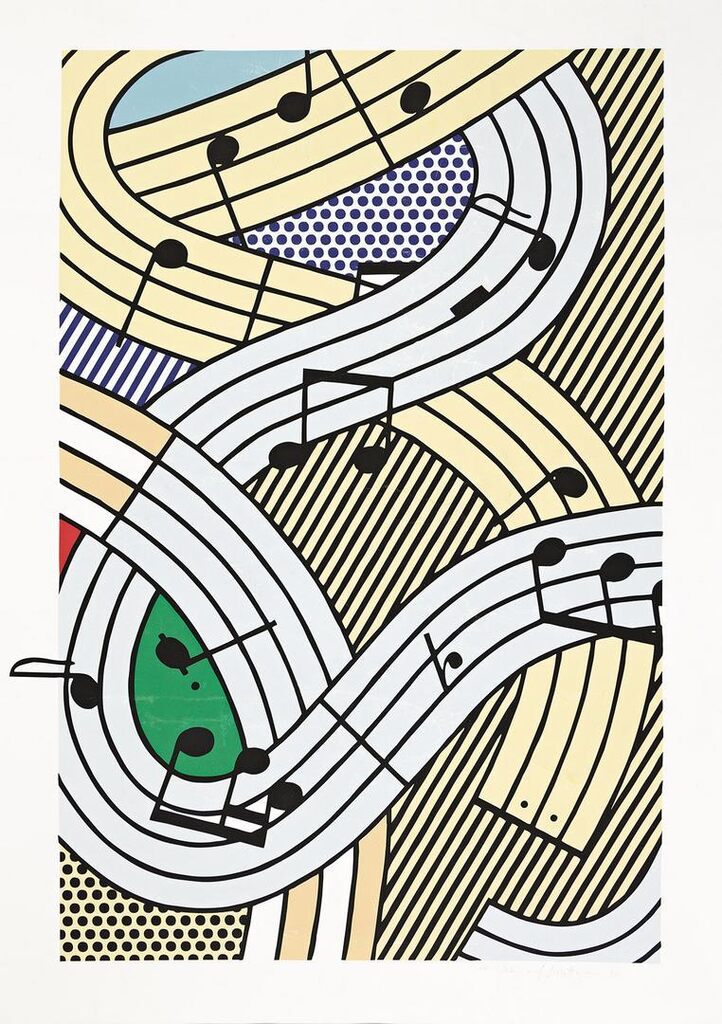 Roy Lichtenstein - Composition III