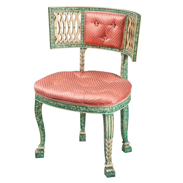 ‘Pair of Syrie Maugham Painted Wood Side Chairs’, 1940s, Design/Decorative Art, Doyle