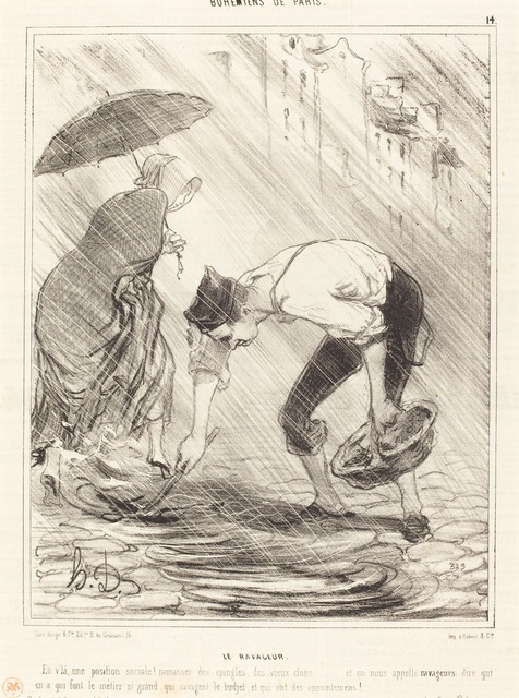 Honoré Daumier, ‘Le Ravageur’, 1842, National Gallery of Art, Washington, D.C.