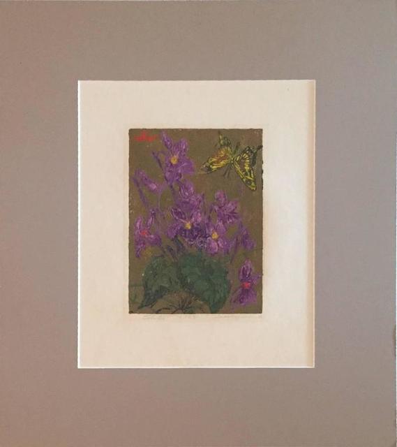 Joseph Domjan, ‘Violets’, 20th Century, Lions Gallery