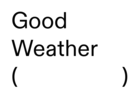 Good Weather logo