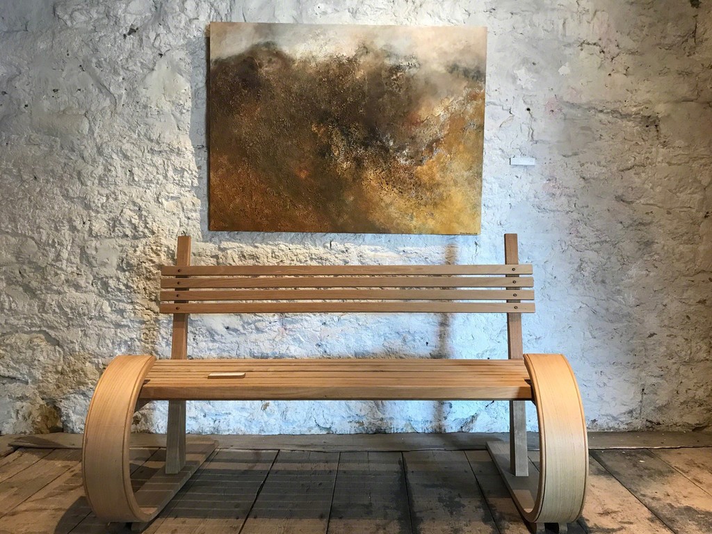 Nothing save its own wild face was visible by Brian Graham with Petter Southall's Sleigh Bench Nothing save its own wild face was visible by Brian Graham with Petter Southall's Sleigh Bench