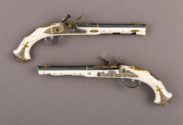 Johan Adolph Grecke, ‘Pair of Flintlock Pistols of Empress Catherine the Great (1729–1796)’, 1786, The Metropolitan Museum of Art