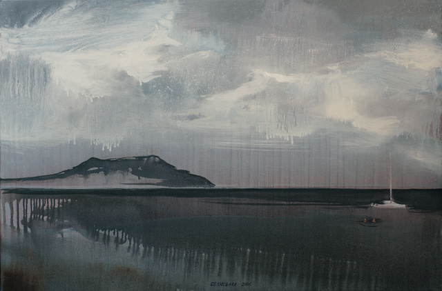 Oleksii Beliusenko, ‘Catamaran with Cap Meganom on the Background (#1)’, 2016, Saphira & Ventura Gallery