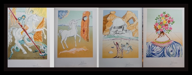 Salvador Dalí, ‘Retrospective Complete Suite 4 Pieces’, 1978, Books and Portfolios, L, Fine Art Acquisitions Dali