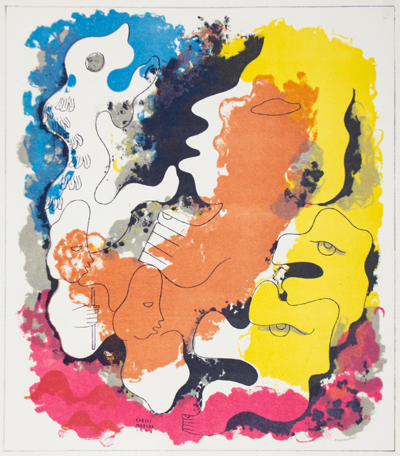 Carlos Merida, ‘Estampas de Popol Vuh (Plate IV)’, 1943, Hecho a Mano