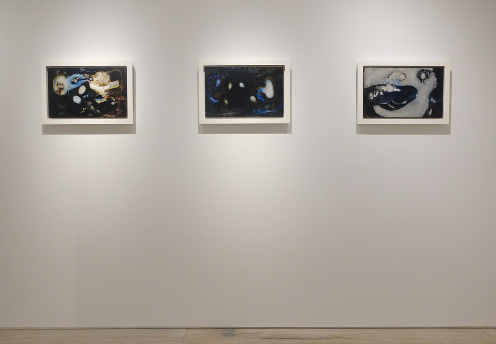 Installation view - Primordial Language: Small Works by William Scharf Installation view - Primordial Language: Small Works by William Scharf