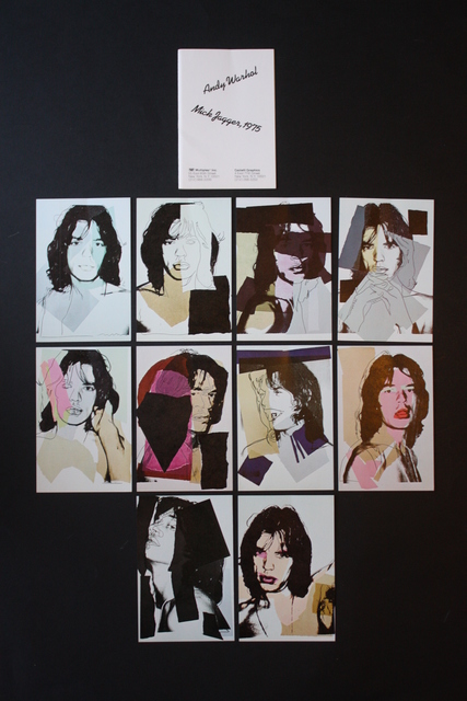 Andy Warhol, ‘Mick Jagger Postcards (Set of 10)’, 1975, Lougher Contemporary