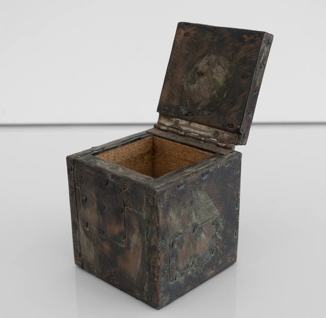 Paul Evans (1931-1987), ‘Patchwork Box’, 1960-1969, Design/Decorative Art, Patinated Copper, Steel, Brass, Peter Blake Gallery