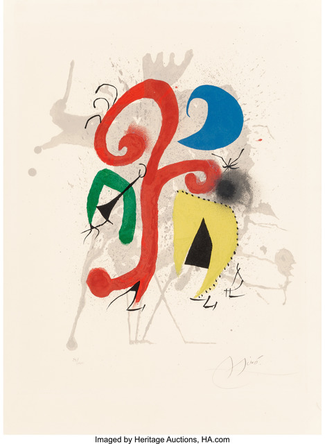 Joan Miró, ‘Jardin au clair de lune (Hommage a Teriade)’, 1973, Heritage Auctions
