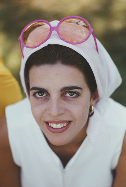 Slim Aarons, ‘Christina Onassis, 1968: The daughter of Greek shipping tycoon Aristotle Onassis at Palm Beach’, 1968, Staley-Wise Gallery