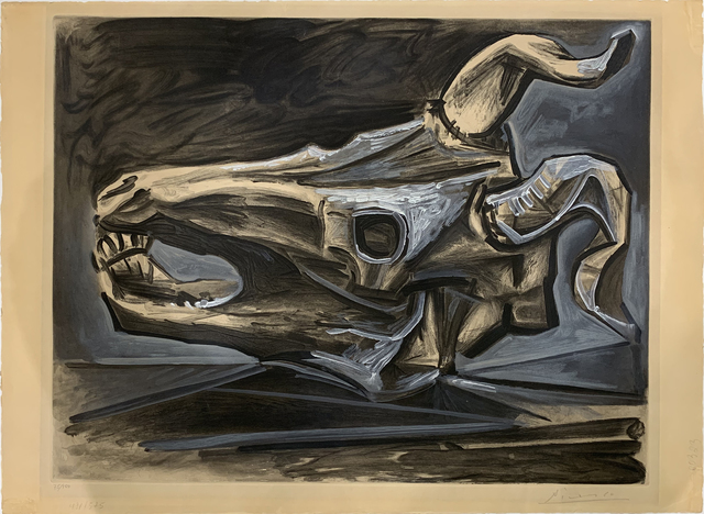 Pablo Picasso, ‘Crâne de Chèvre Sur la Table (Goat's Head on the Table) #75/150’, 1953, Art Leaders Gallery