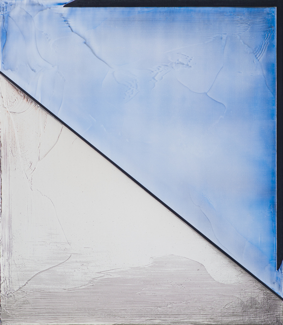 Jimi Gleason, ‘Air’, 2020, Painting, Silver deposit and acrylic on canvas, Bentley Gallery
