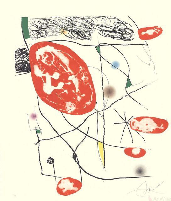 Joan Miró, ‘The Pine Tree of Formentor (Plate 6)’, 1976, ArtWise