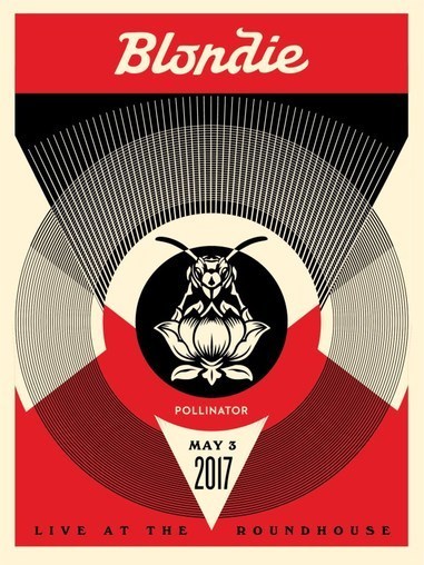 Shepard Fairey (OBEY), ‘Live at Roundhouse (Blondie : Polinator album Tour)’, 2017, AYNAC Gallery