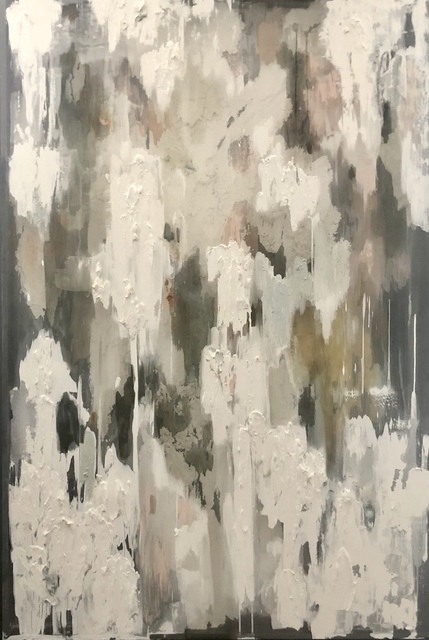 Emma Nourse, ‘Fog’, 2019, Painting, Oil on silk and glass, 99 Loop Gallery