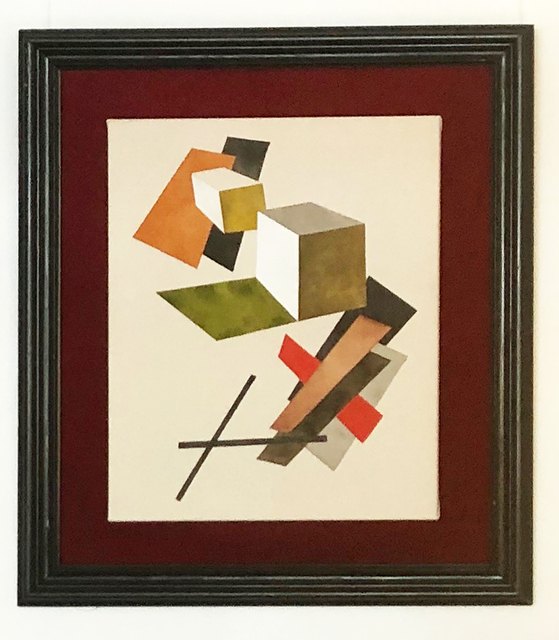 Tuomas Korkalo, ‘Composition 280820’, 2020, Mixed Media, Watercolour, sumi-ink and acrylic on canvas, velvet and old frame, BBA Gallery