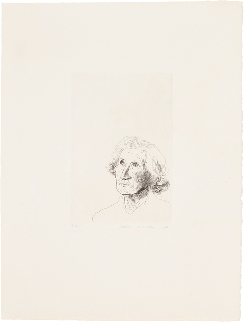 David Hockney, ‘My Mother Today: as a Study for Félicité in "A Simple Heart" of Gustave Flaubert’, 1974, Phillips