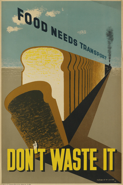 Lewitt-Him, ‘FOOD NEEDS TRANSPORT / DON'T WASTE IT’, 1944, Swann Auction Galleries