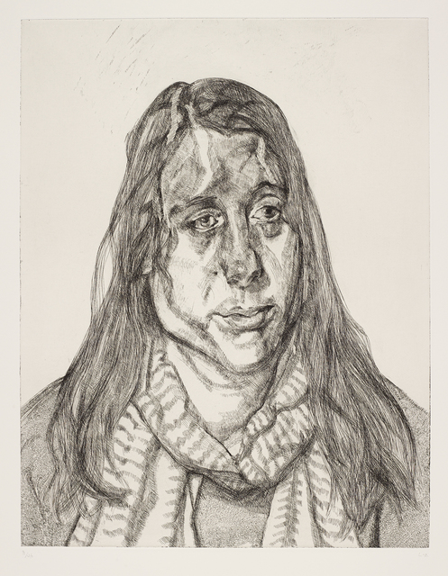 Lucian Freud, ‘Portrait Head’, 2001, Osborne Samuel
