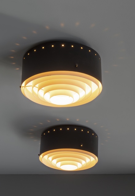 Jacques Biny, ‘Pair of ceiling lights 237’, 1958, Galerie Pascal Cuisinier
