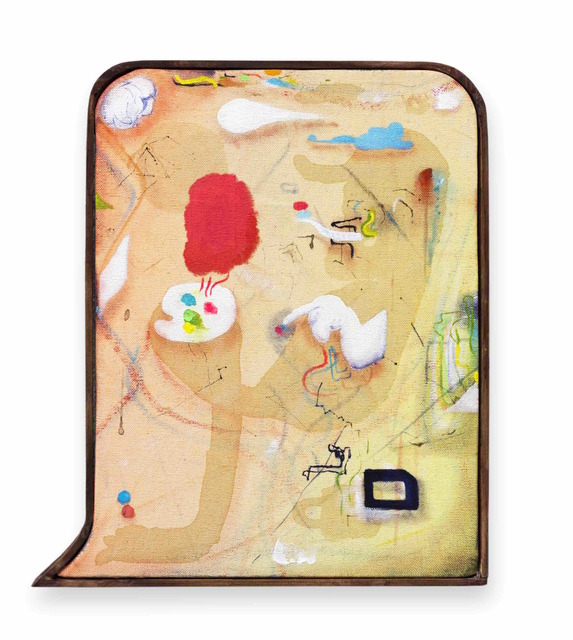 Roy Mordechay, ‘Siach (Red Discourse)’, 2020, Painting, Watercolor, ink, acrylic and oil on canvas, Nir Altman Galerie
