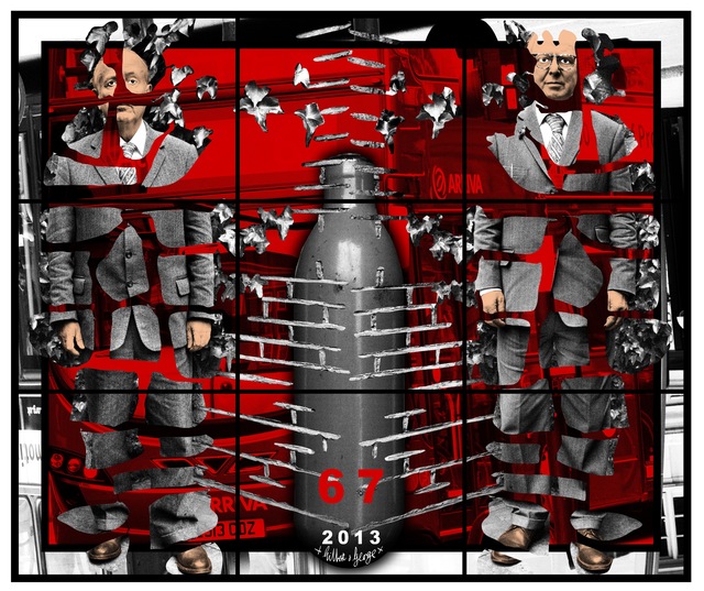 Gilbert and George, ‘67’, 2013, Galerie Thaddaeus Ropac