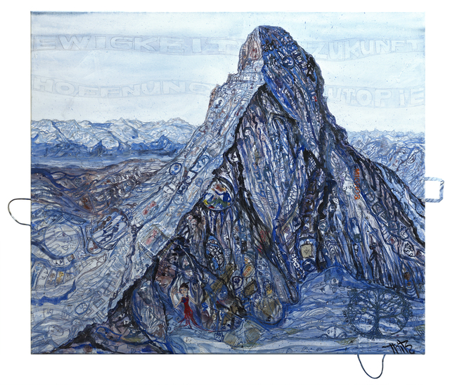 Thitz, ‘Utopian Civilization at Mt. Eiger’, 2018, Davis Klemm Gallery